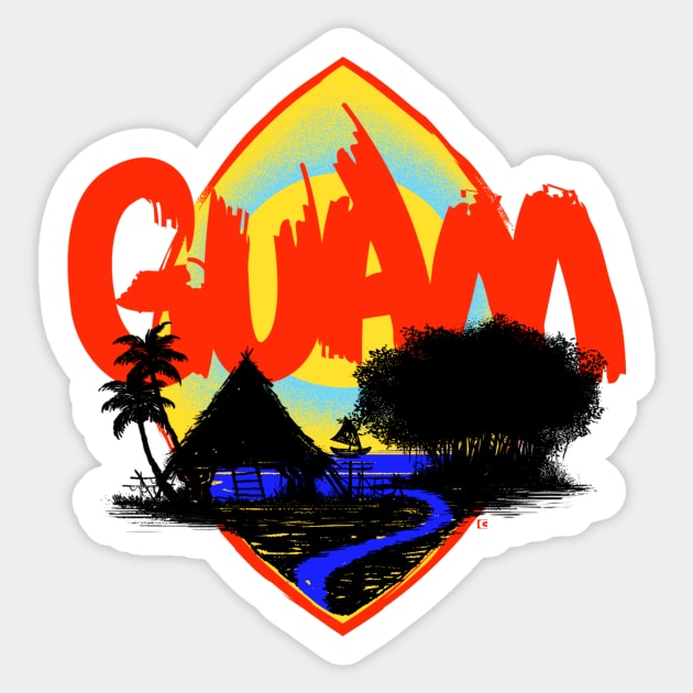 GUAM CLASSIC Sticker by CALMA